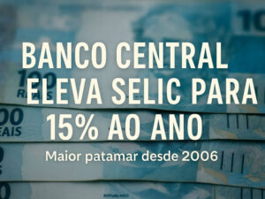 Banco Central Eleva Selic a 15% ao Ano. Entenda o Impacto no Seu Bolso