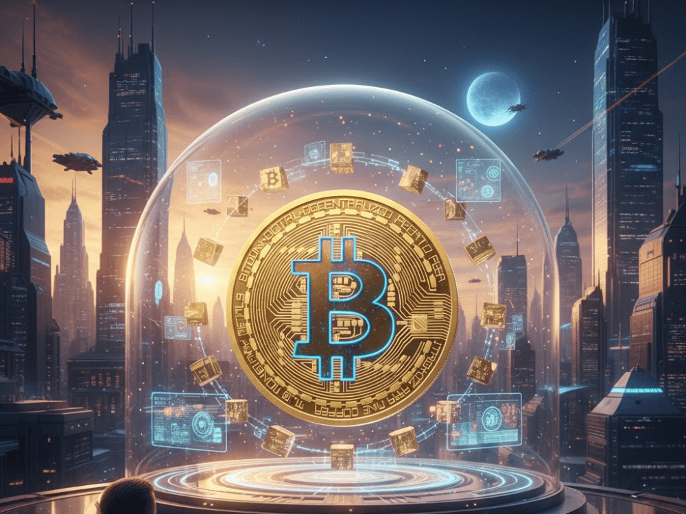 Bitcoin em queda abaixo de 75 mil dólares com volatilidade no mercado cripto