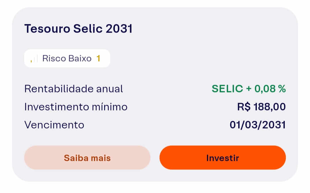 Investindo no Tesouro Selic na prática